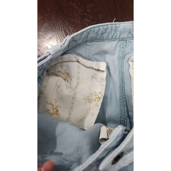 Polo Ralph Lauren Kelly Vintage Waist Pant‎ Bootcut Blue Corduroy Pants Sz 4x32 - Picture 11 of 11